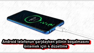 Telefonun Şarjdayken Pilinin Boşalması